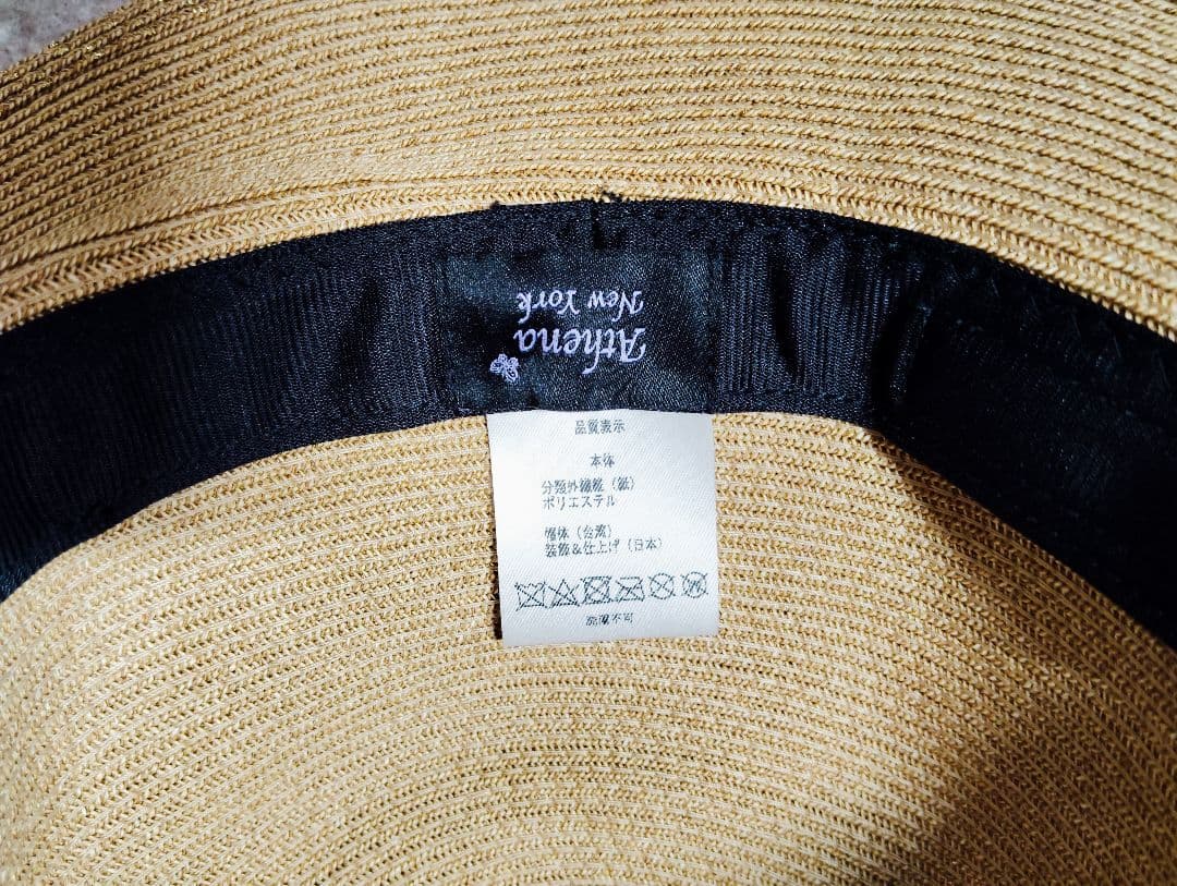 【3439】Athena New York】CamilaカミラUVカット ハット