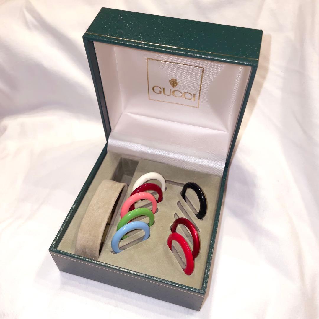 グッチ GUCCI チェンジベゼル リング8個