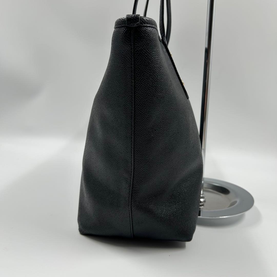 極美品【COACH】ビジネスバッグ トートバッグ レザー 黒 大容量 A4収納