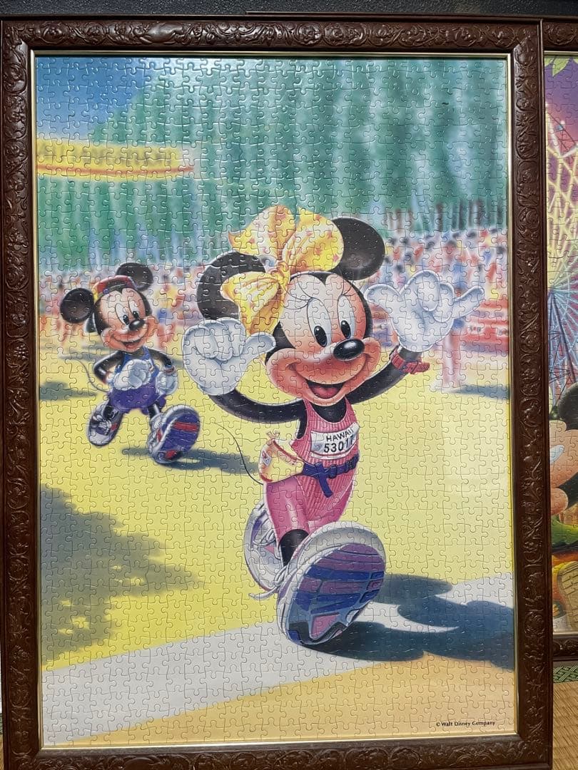 ジグソーパズル　ディズニー　1000ピース　フレーム入り　6月限定