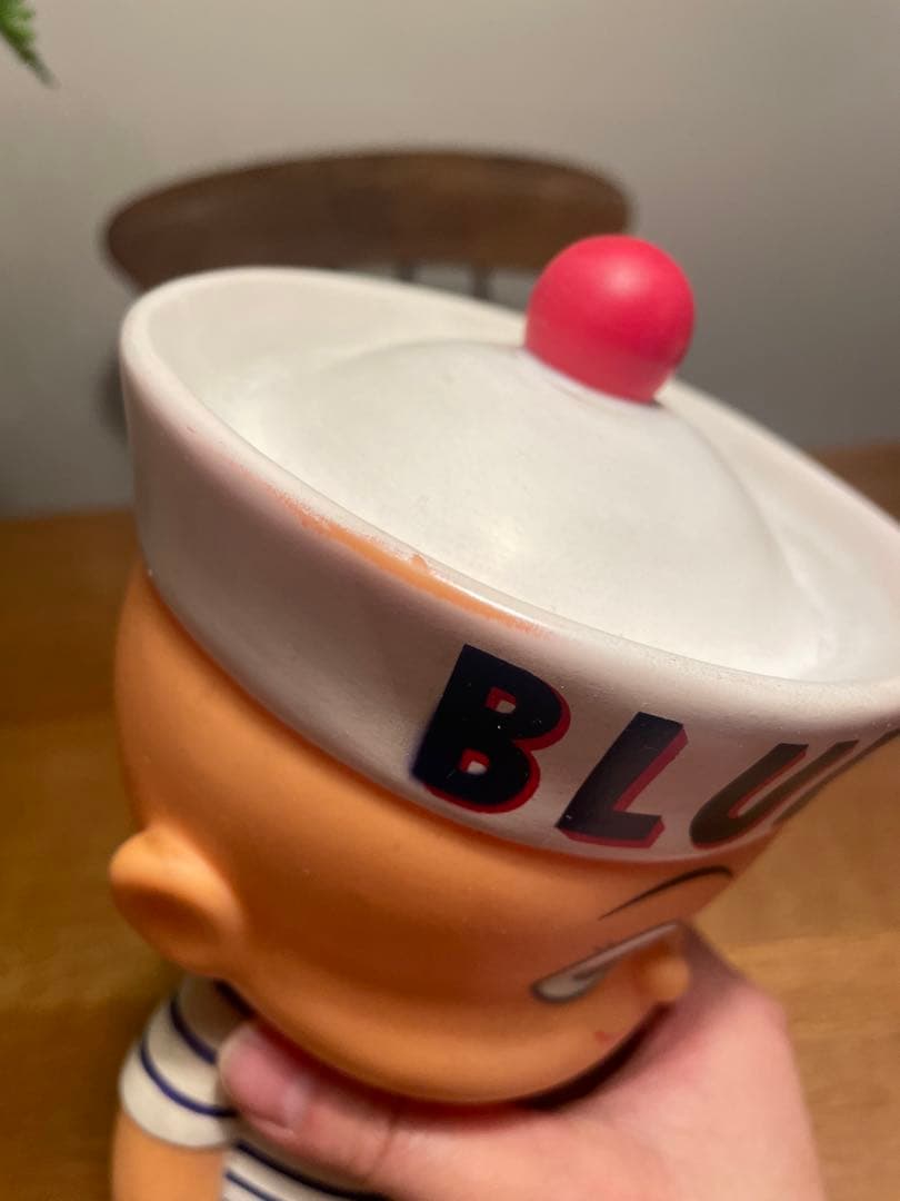 値下げ!ハリウッドランチマーケットブルーブルーボーイ（貯金箱）　激レア　フィギア