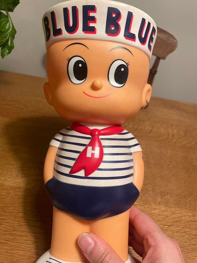 値下げ!ハリウッドランチマーケットブルーブルーボーイ（貯金箱）　激レア　フィギア