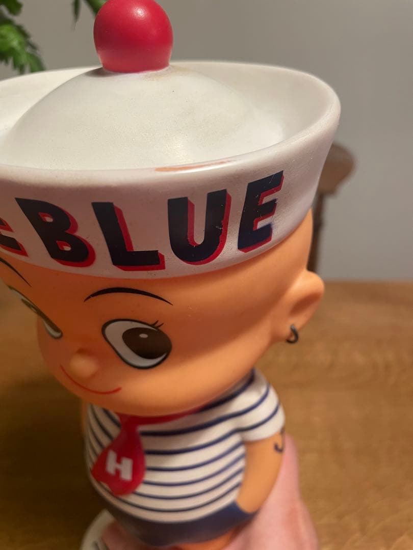 値下げ!ハリウッドランチマーケットブルーブルーボーイ（貯金箱）　激レア　フィギア