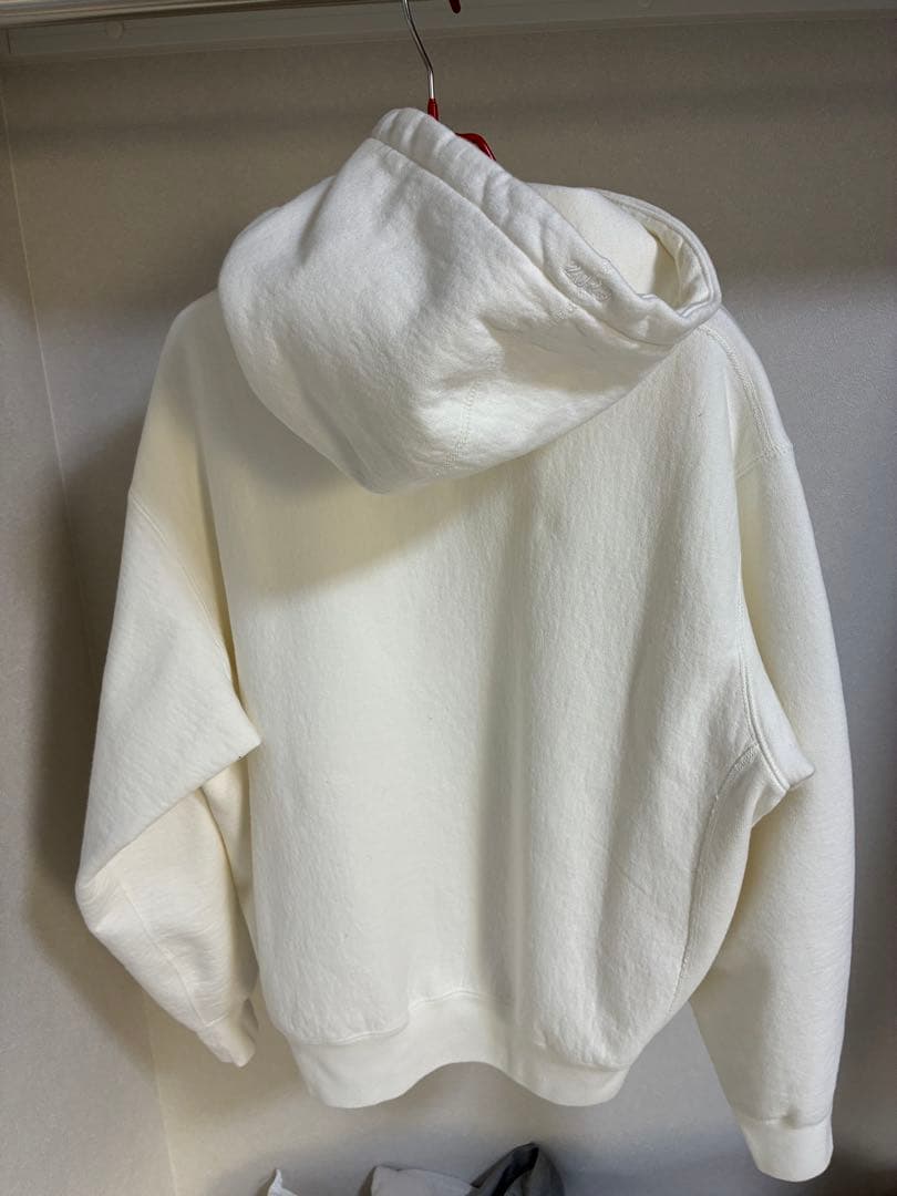 Supreme ホワイトパーカー フード付き
