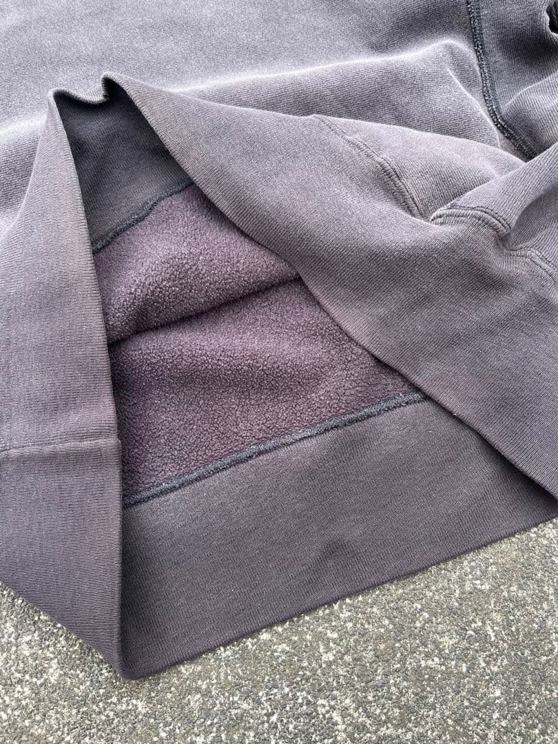 80s Champion リバースウィーブ ナス紺 フェードブラック アメリカ製