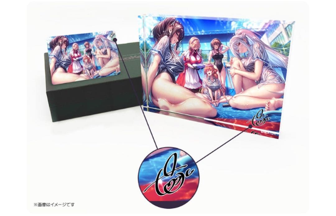 ピロ水　アマカノ3　「想い集う夏」大判アクリルオーナメント