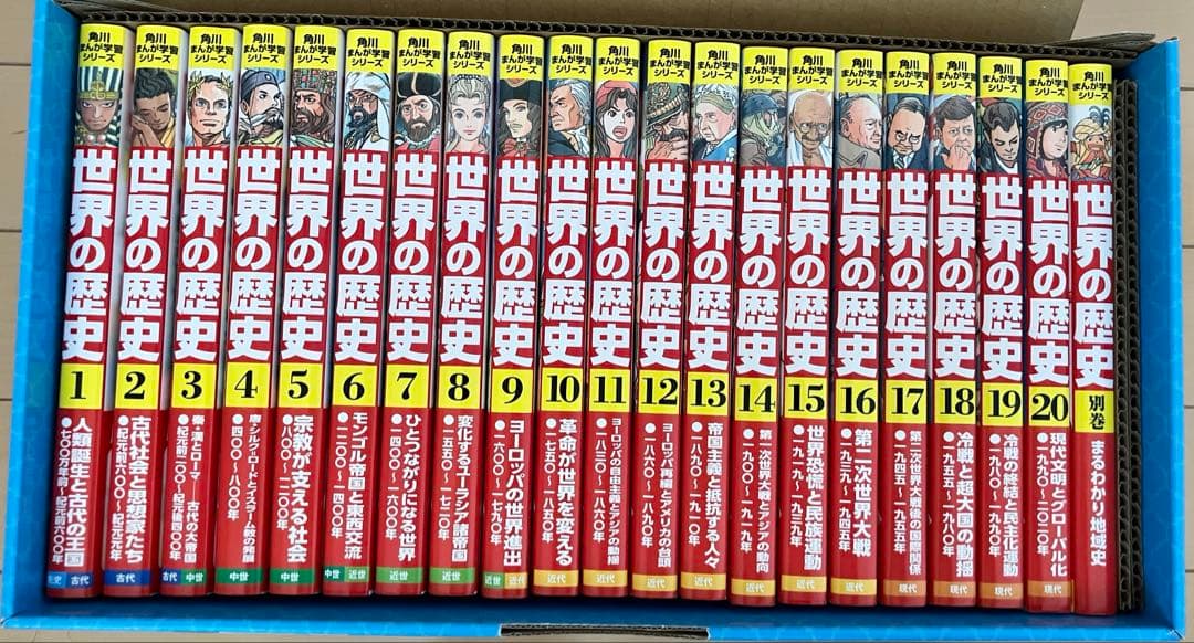 世界の歴史 角川　全巻　別冊　すごろくセット
