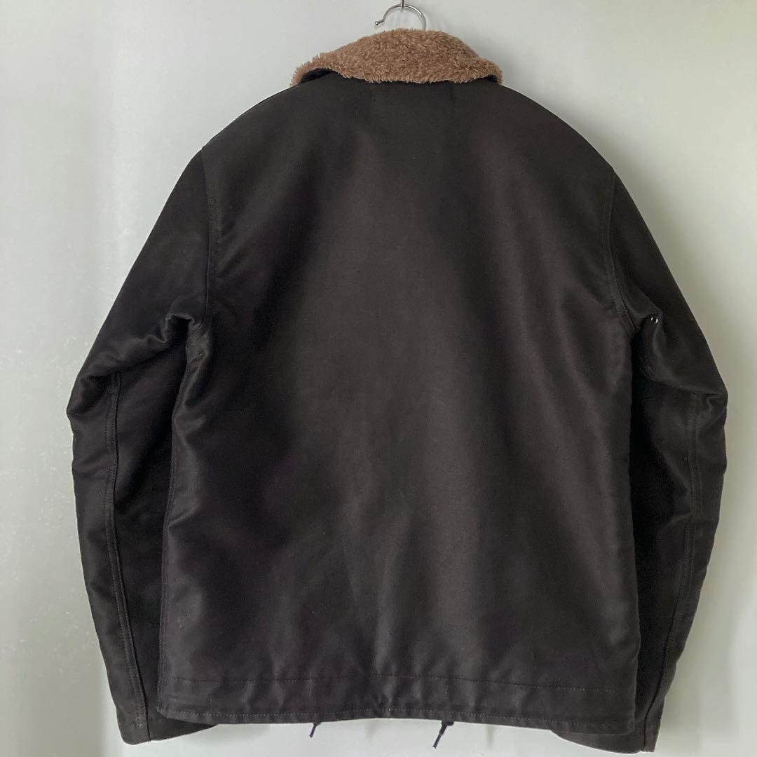 RADIALL N-1 ラディアル デッキジャケット S ブラック アルパカ混