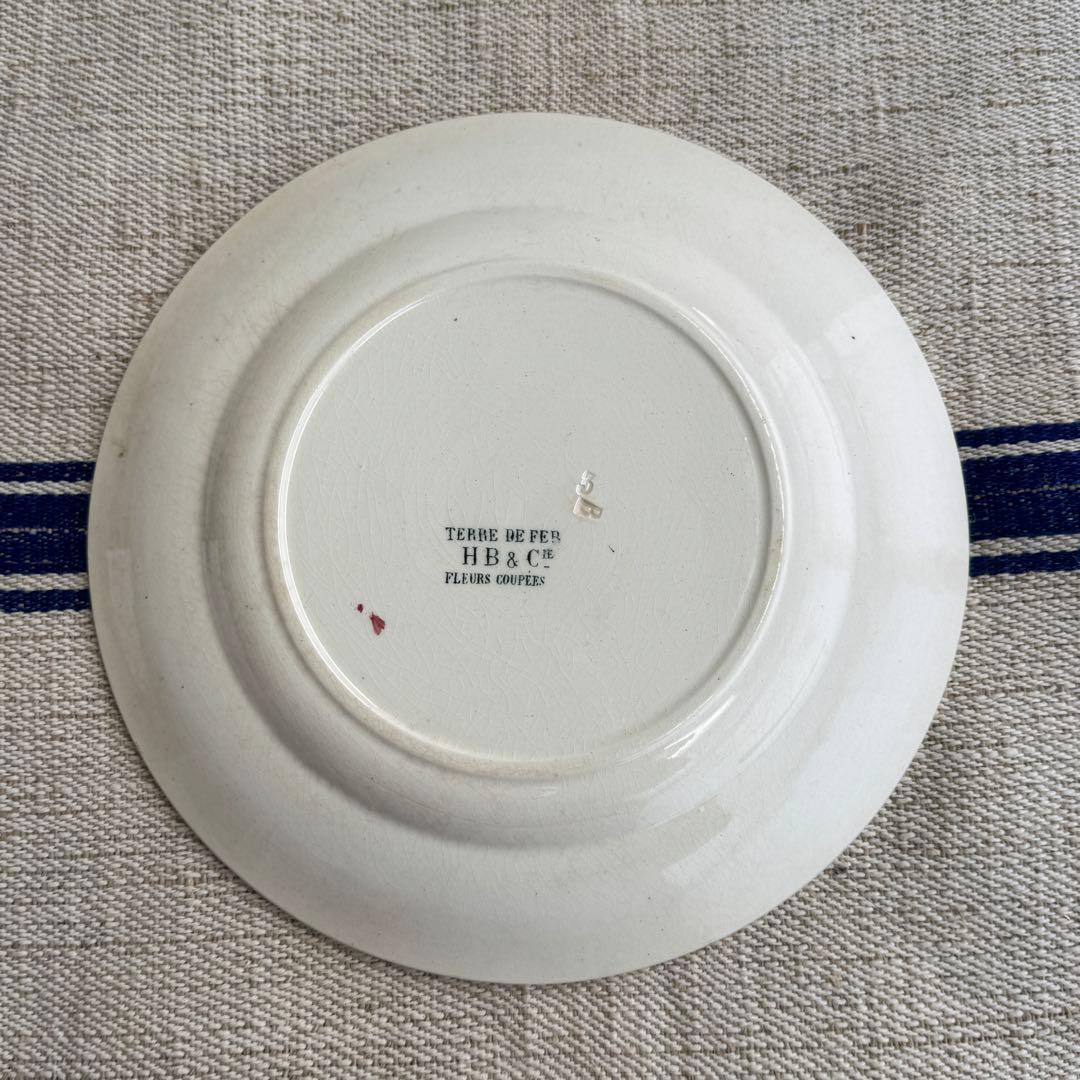 希少　フランスアンティーク　ジョワジールロワ　切り花　平皿