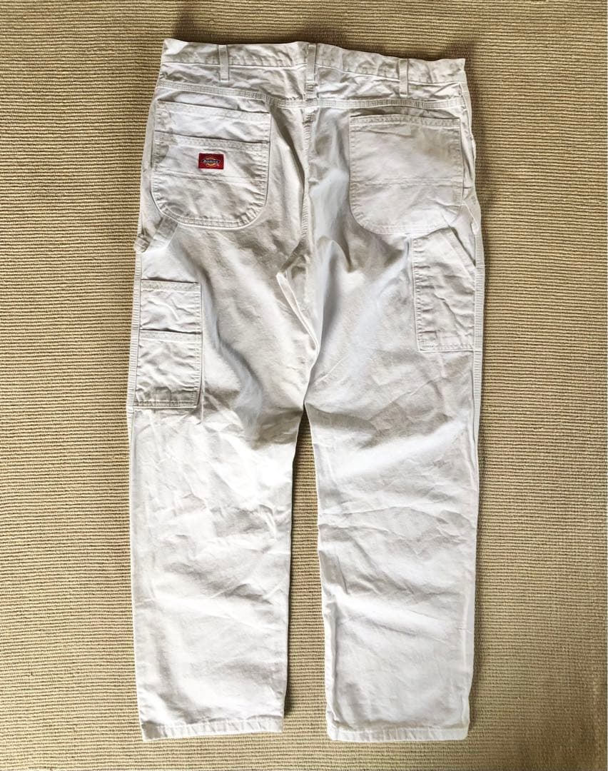 Dickies ディッキーズ W38 ホワイト 白 ペインターパンツ1953