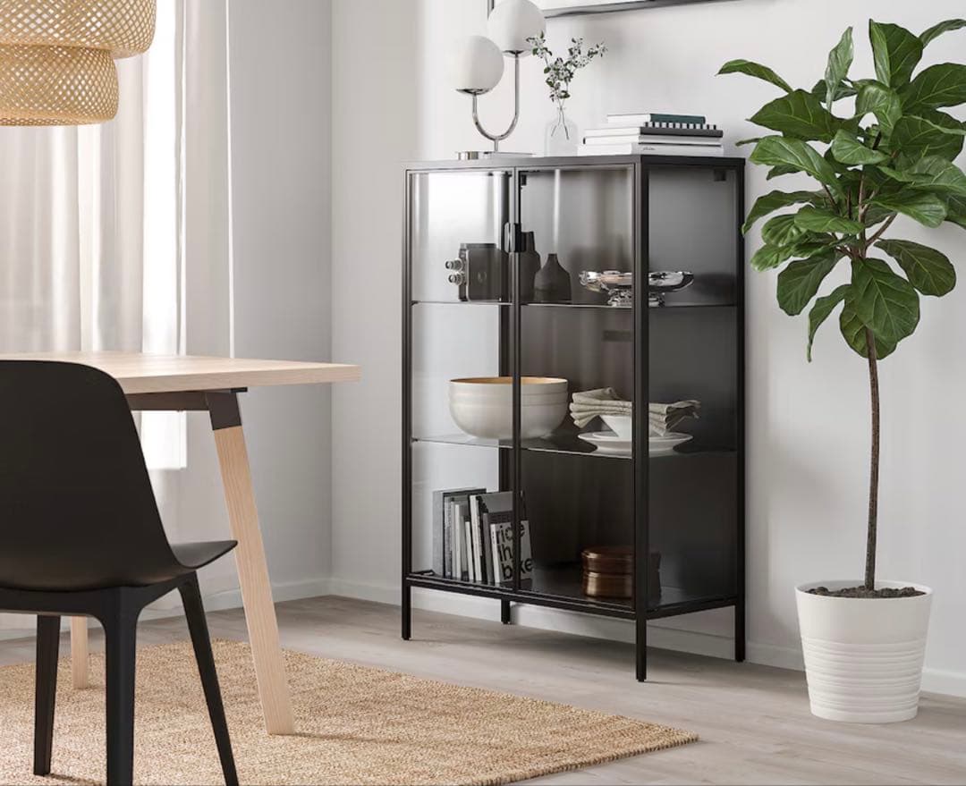 【けえ様】RUDSTA コレクションケース チャコール 80x37x120 cm