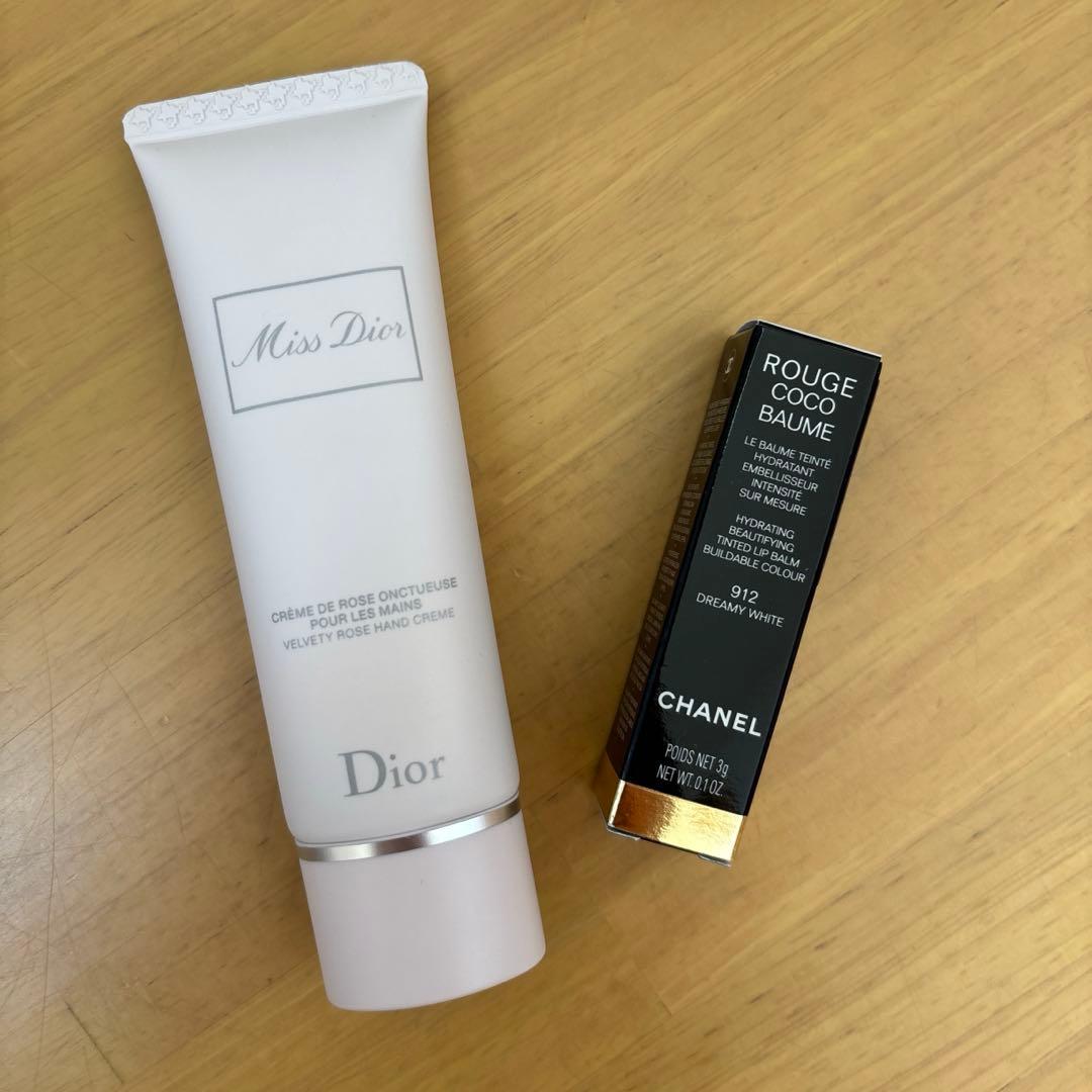 CHANEL リップクリーム　DIOR ハンドクリーム　セット　新品未使用