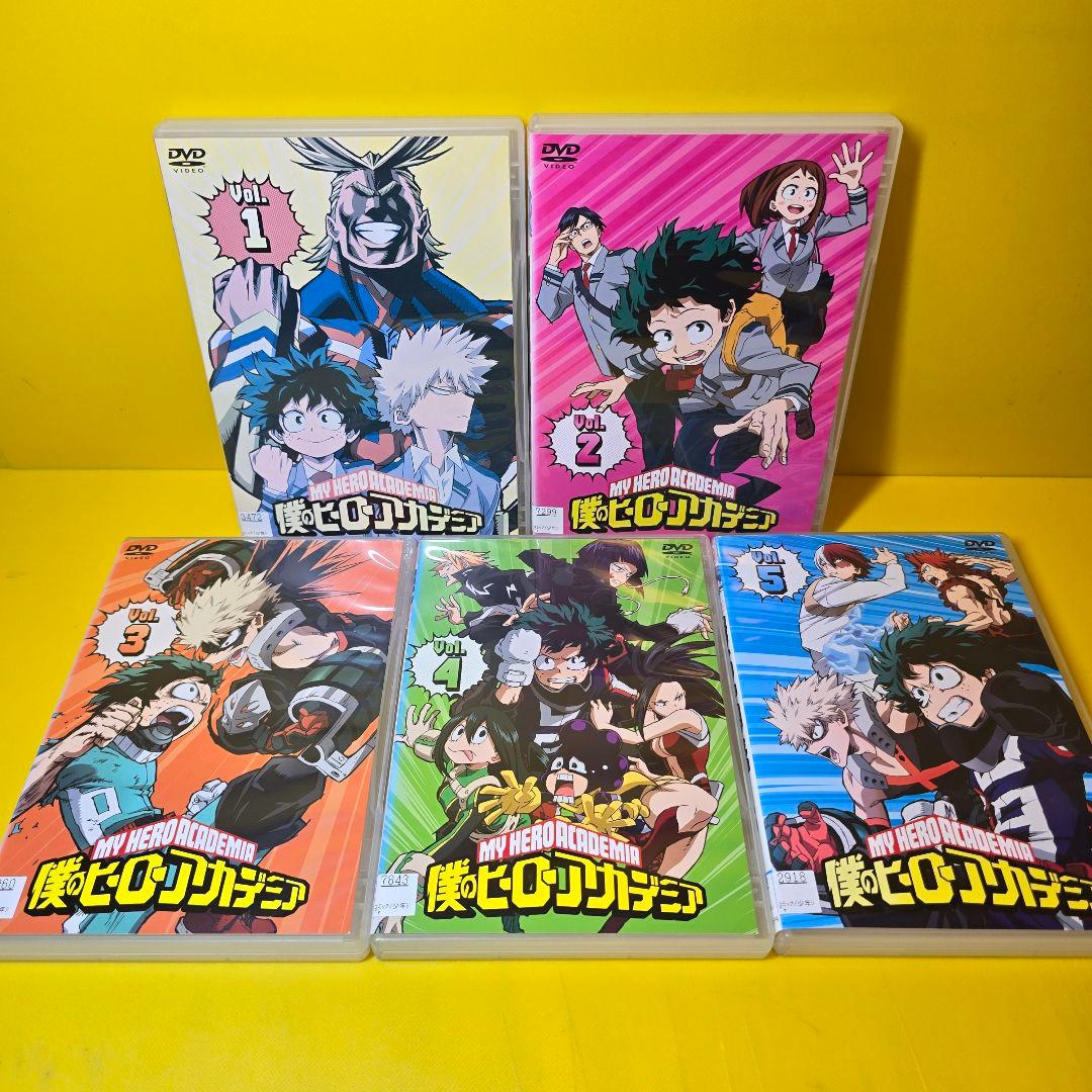 新品ケース交換済　僕のヒーローアカデミア　1期～5期+劇場版　DVD 全34巻