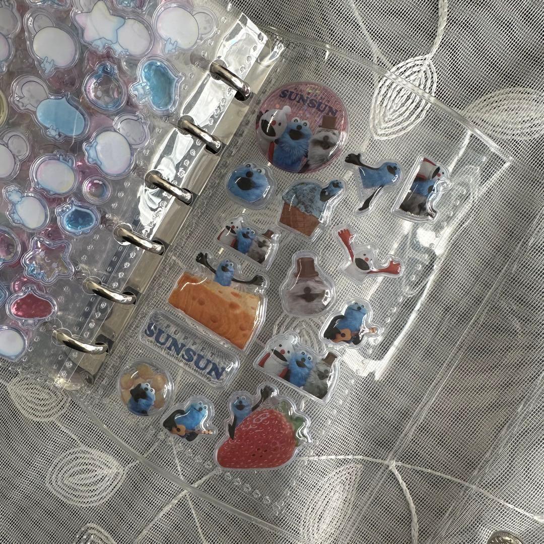 シール帳　完成品⭐︎ ボンボンドロップシール　うるちゅる　16ページ分　おまけあり