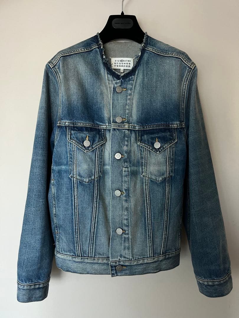 Maison Margiela ノーカラーデニムジャケット size36