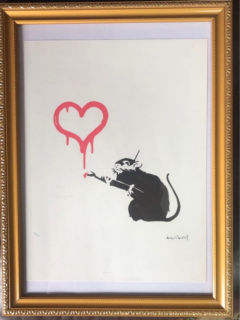 BANKSY バンクシー ラブラット LOVE RAT