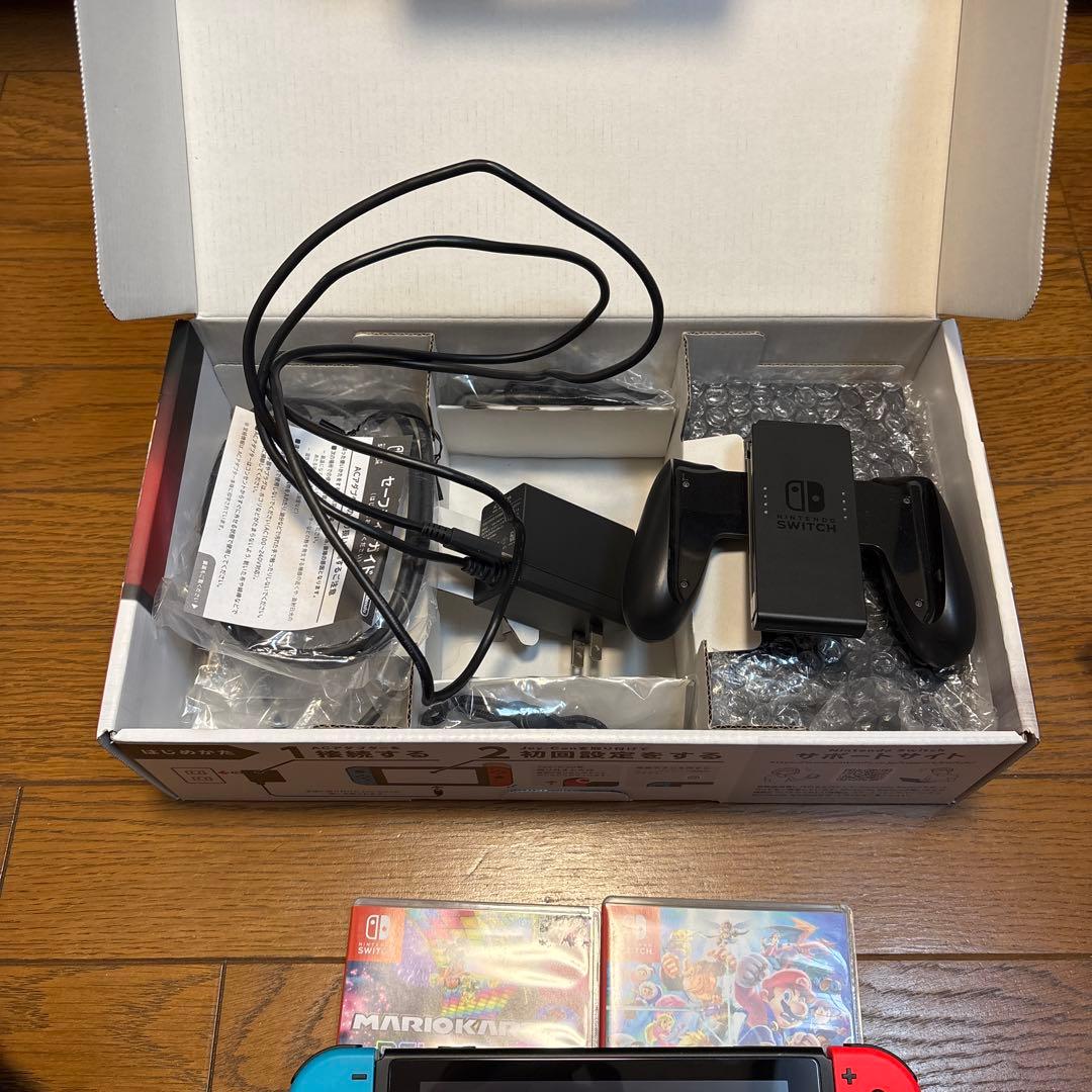 Nintendo Switch 本体 マリオカート スマッシュブラザーズ セット