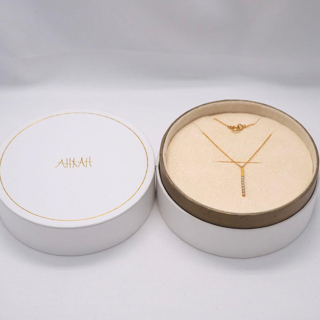 【AHKAH】シャンデリアライン ネックレス