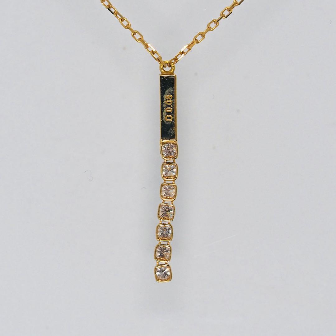 【AHKAH】シャンデリアライン ネックレス