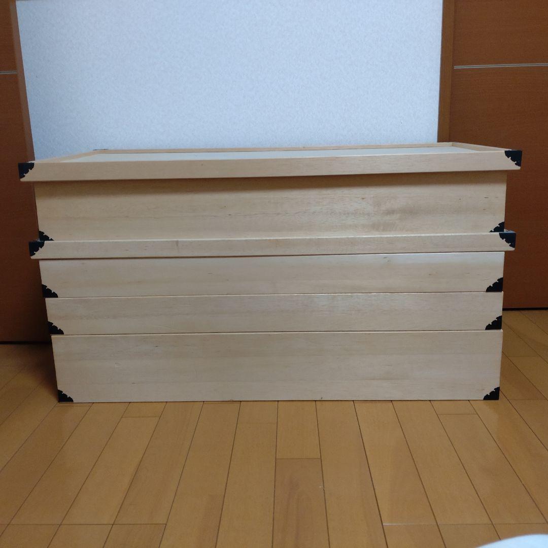 桐 衣装ケース4段 桐 衣裳ケース 桐箱 浅浅深深 四段