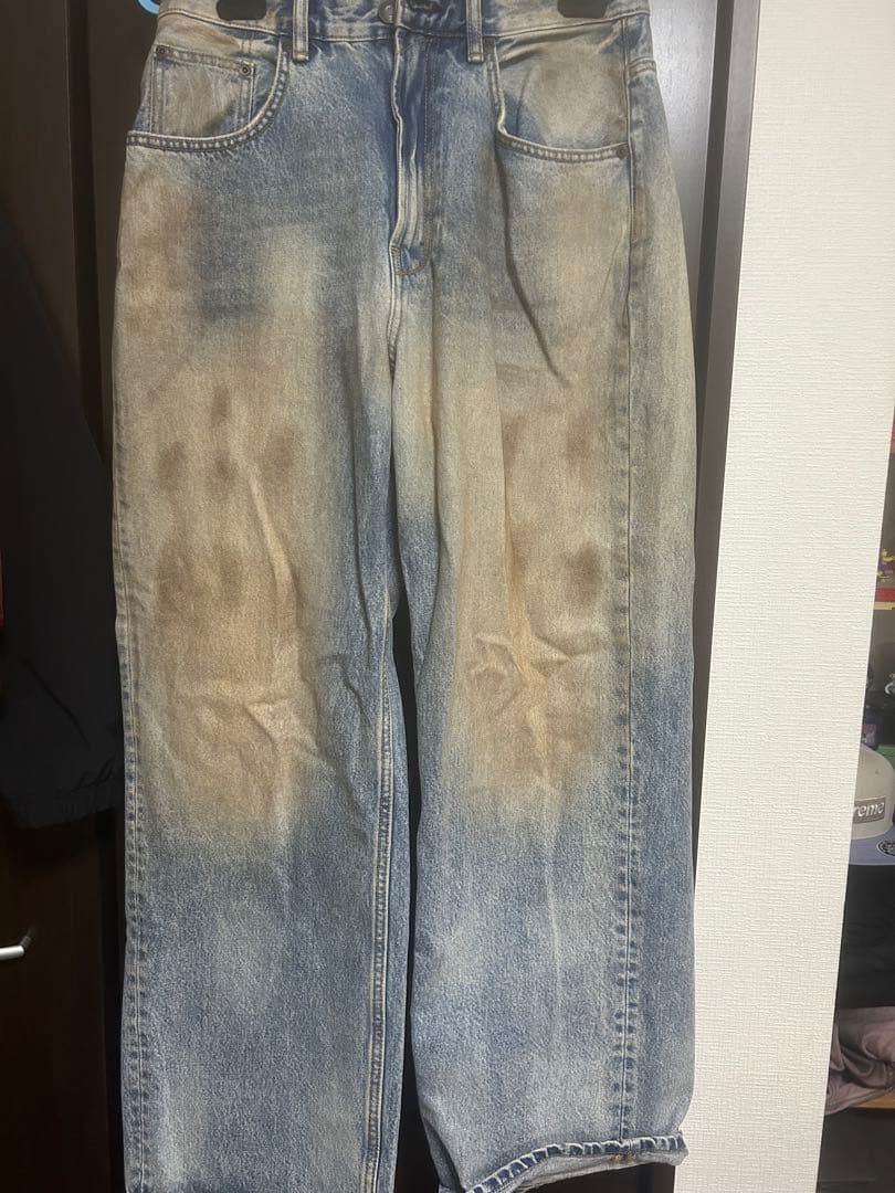 ゆ*き様 ZARA バギーデニム　ストレート　ストリート　used加工