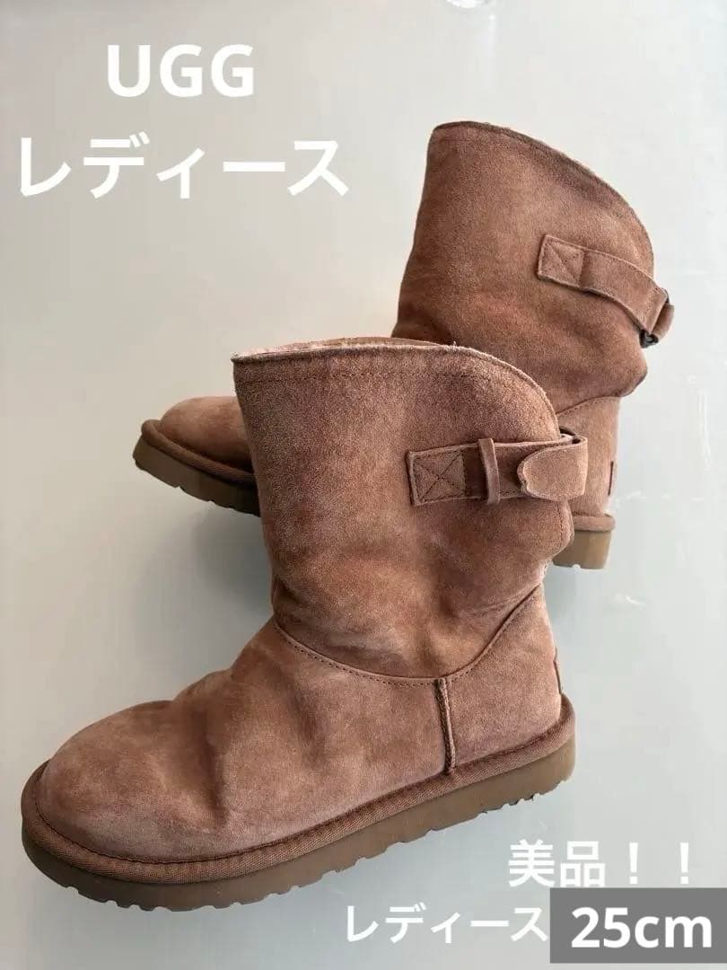 UGG ムートンハーフブーツ 25cm USA 8 サイズ　美品
