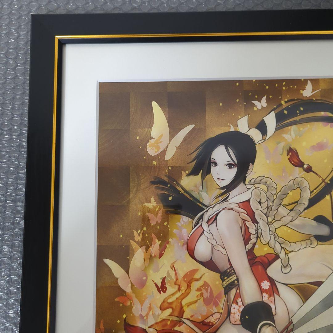 【希少・美品】不知火舞 A3複製原画 KOF XV　SNKオフィシャルプロダクト