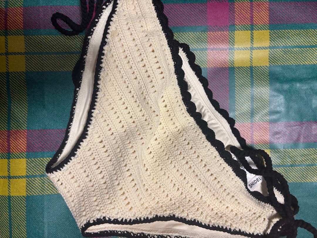 SNIDEL リュックセットクロシェビキニ WHT 白 水着