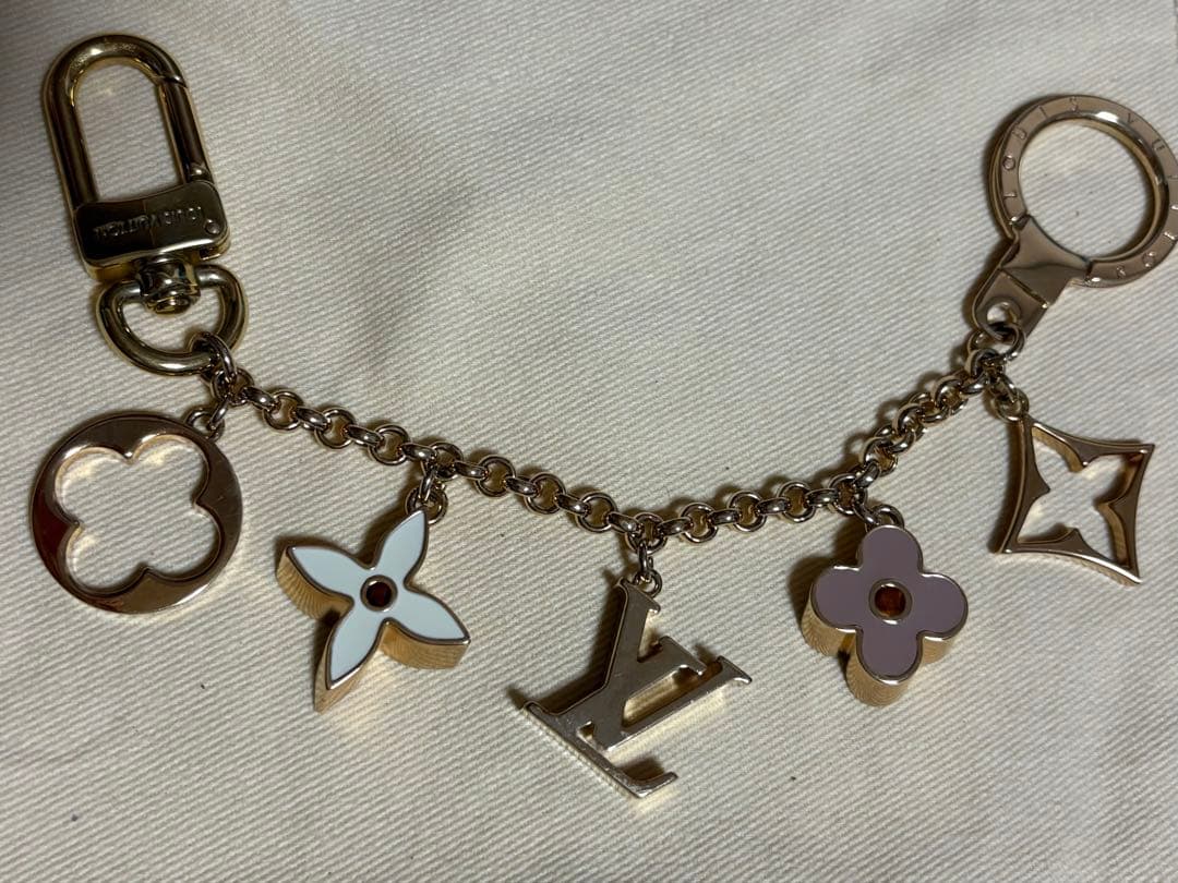 ルイ ヴィトン バッグチャーム チェーンフルールドゥ