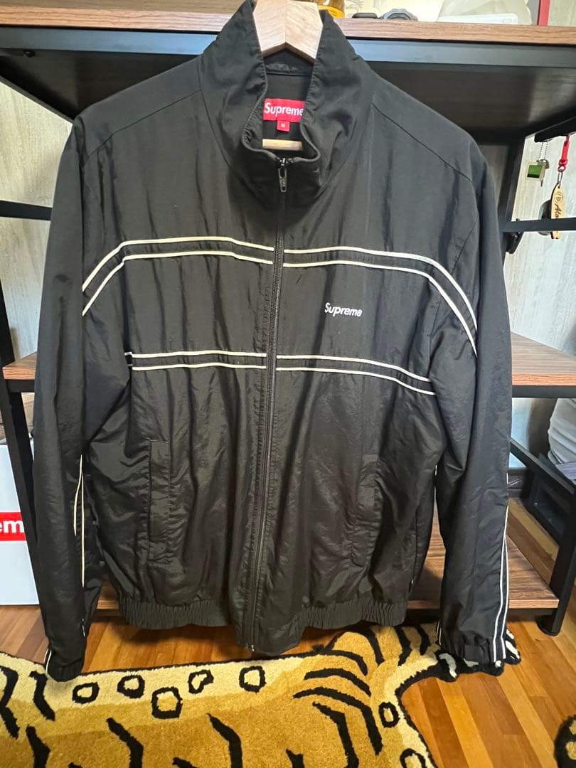【美品】Supreme ブラック ナイロンジャケット M
