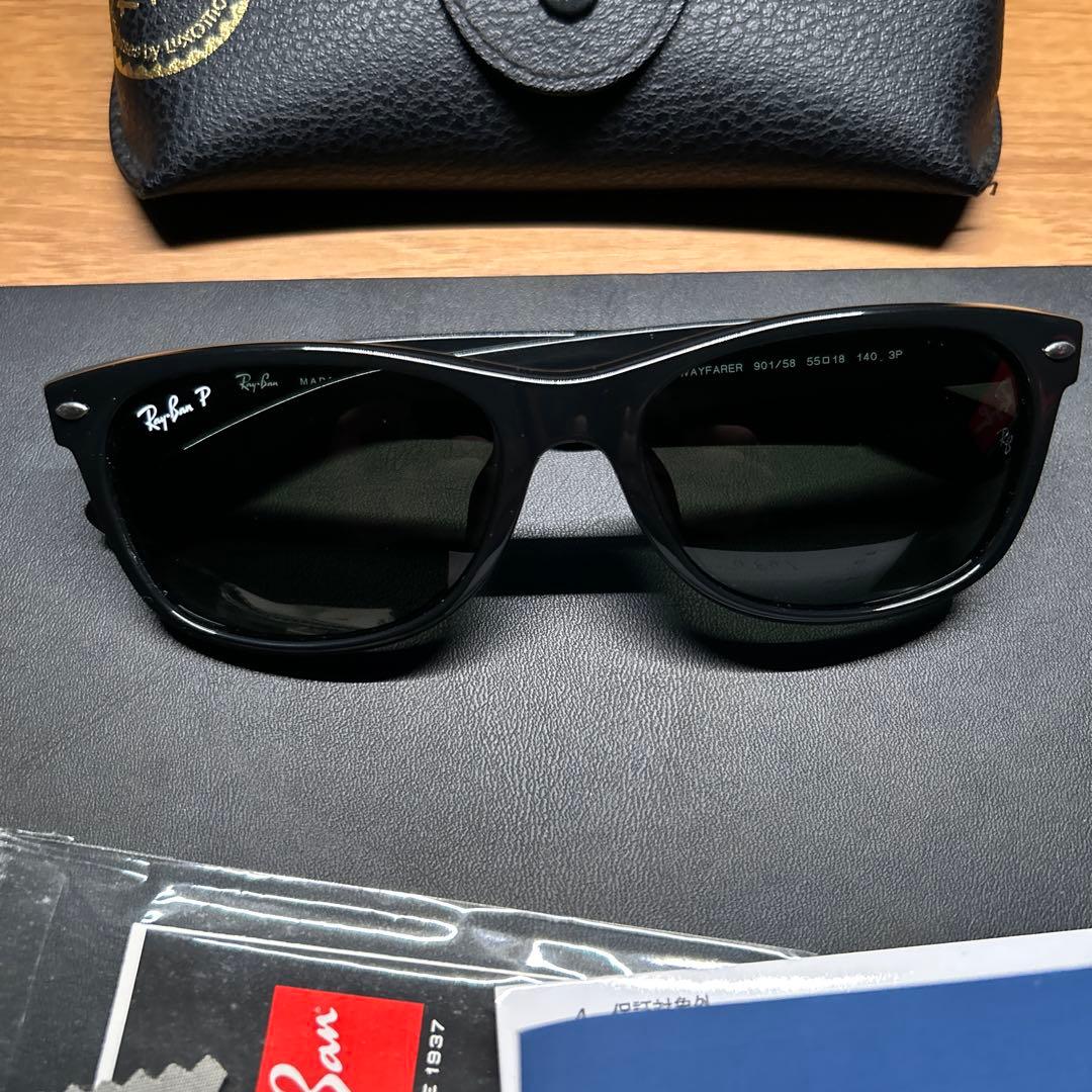 Ray-Ban RB2132F 901/58 58□18 140偏光サングラス