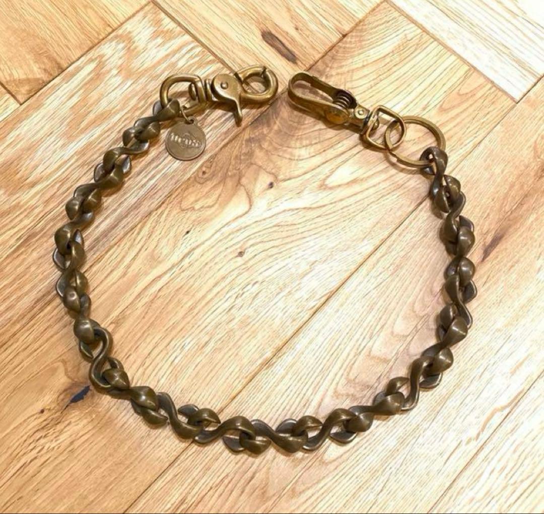 OPUS 真鍮 ウォレットチェーン ブラス製 Sカン