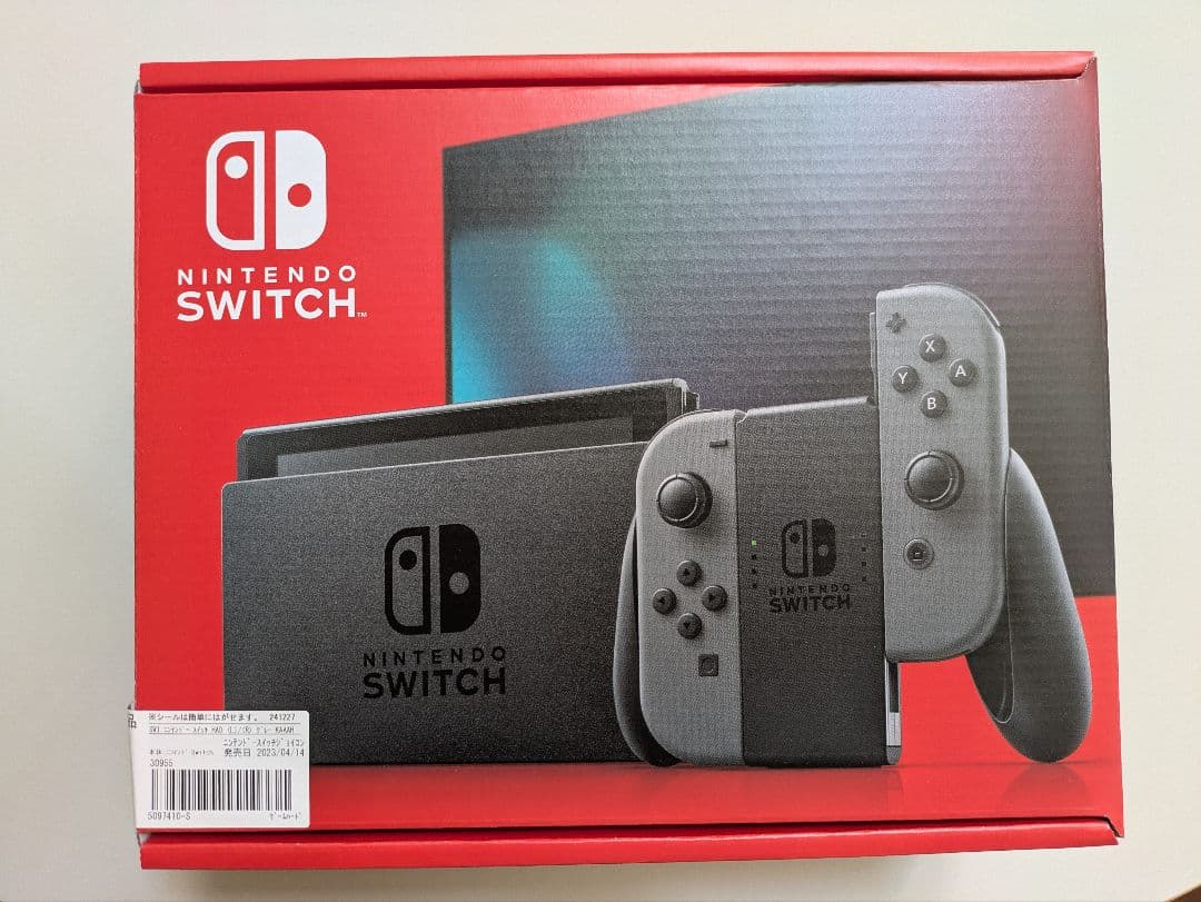 【お値下げ品】Nintendo Switch グレー 本体 ACアダプター付き