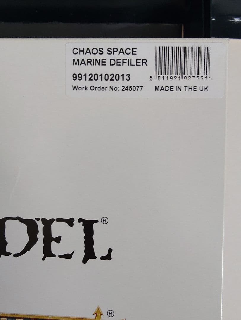 ディファイラー ケイオス・スペースマリーン ウォーハンマー　warhammer