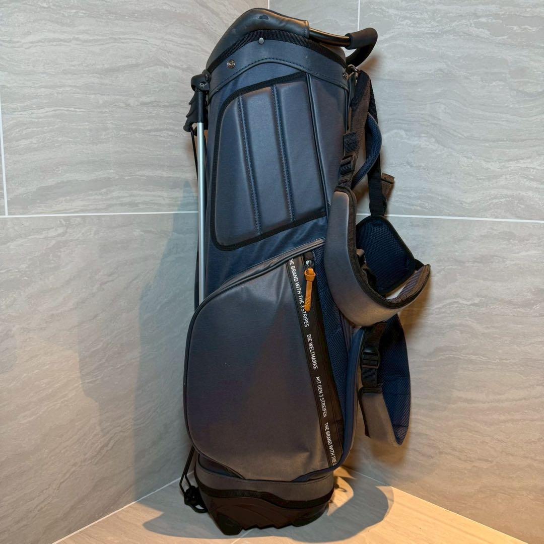 アディダス　スリーストライプ　キャディバッグ