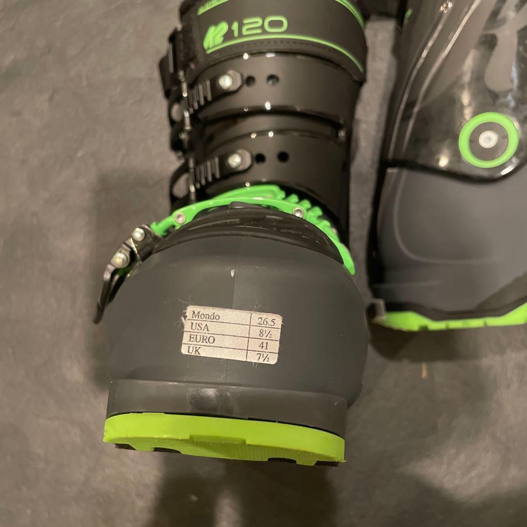 スキーブーツ【K2 spyne 120】 26.5㎝