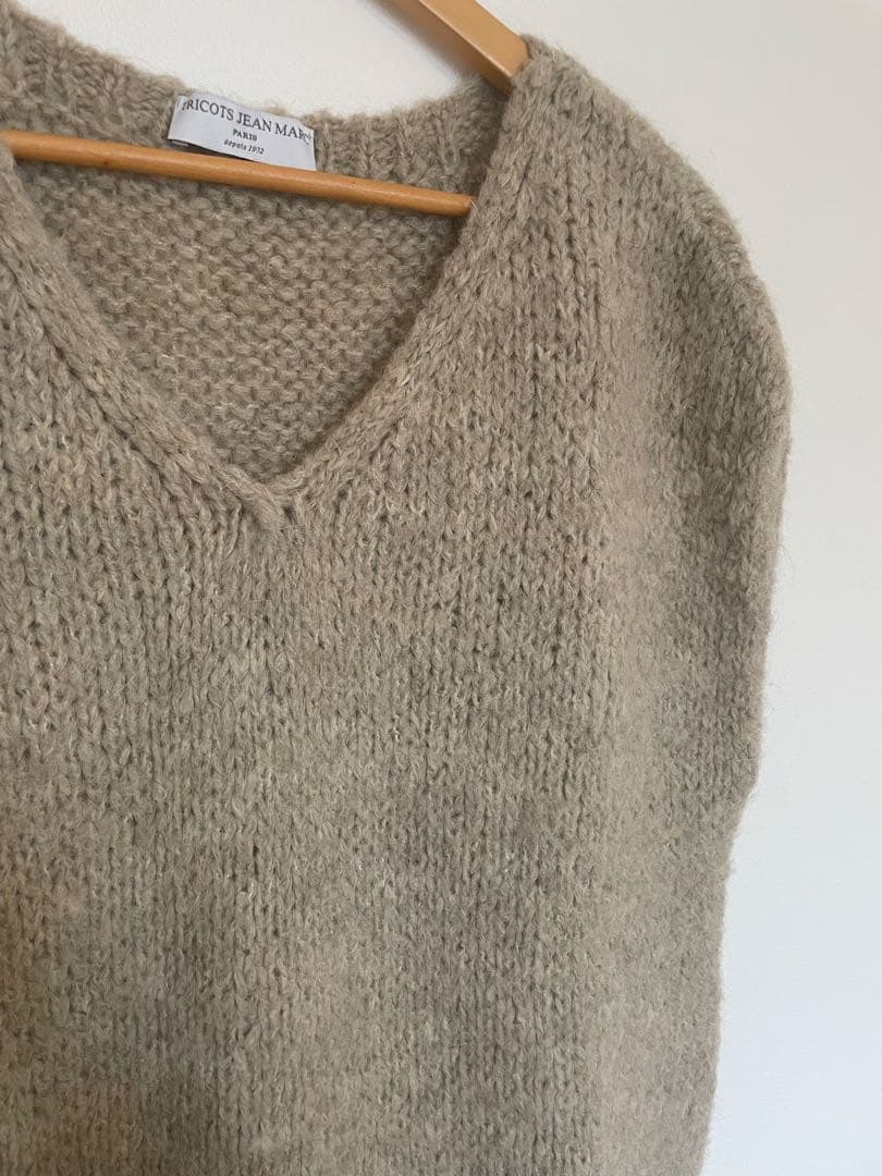 【TRICOTS JEAN MARC】 VN ベストニット　Vネックベスト