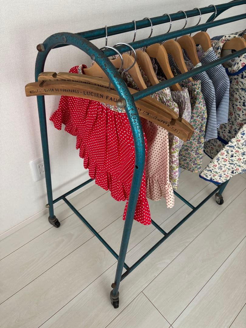 イギリスアンティーク　ドーム型ハンガーラック　店舗什器にも　希少