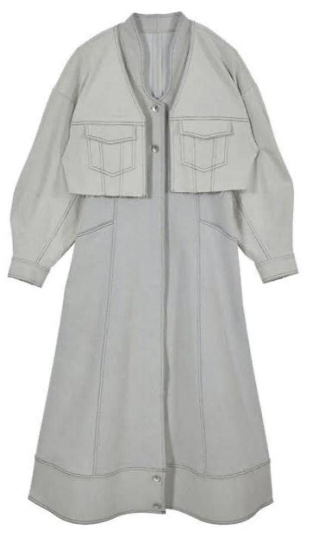 ワンピース Ameri UND 3WAY DENIM DRESS