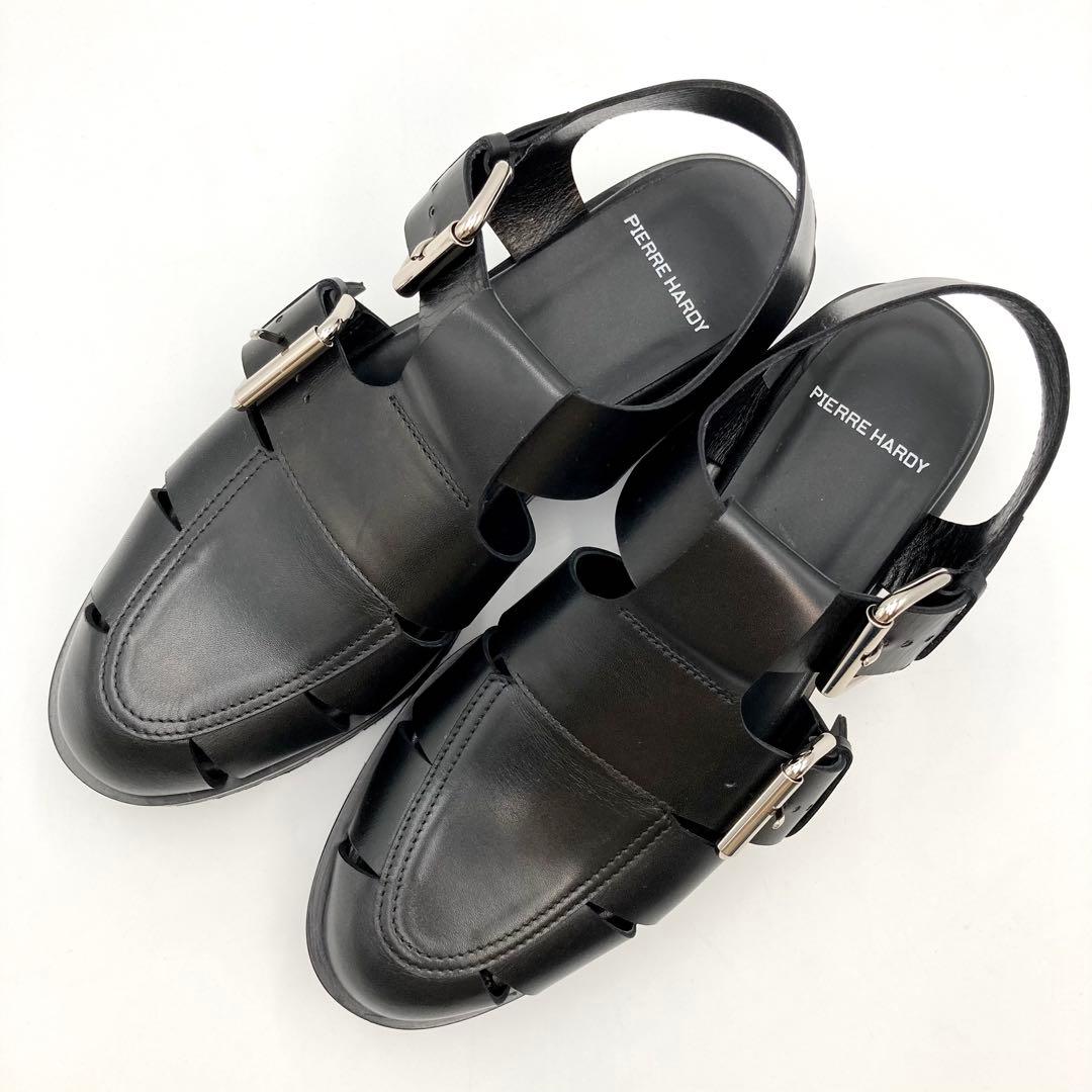 Koko！未使用級✨ ピエールアルディ グルカサンダル 黒 レザー 39
