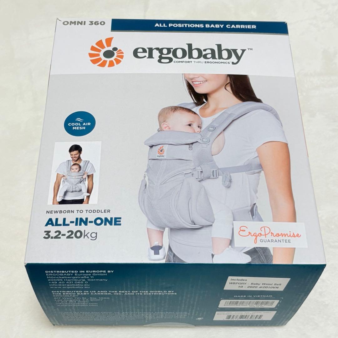 ◆美品◆エルゴベビー OMNI breeze オムニブリーズ パールグレー