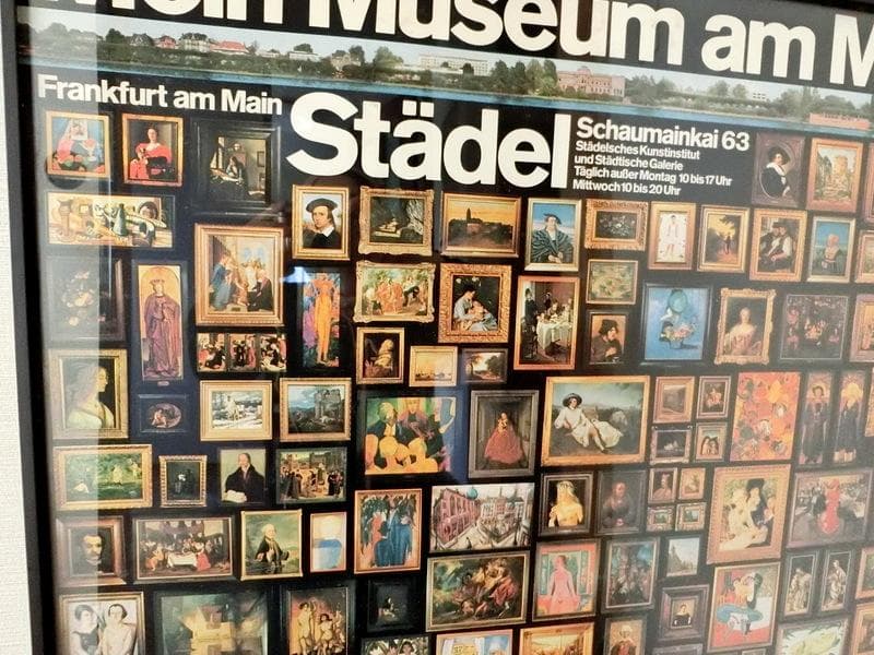 1963年★ドイツ　シュテーデル美術館　ポスター ギュンターランボー作