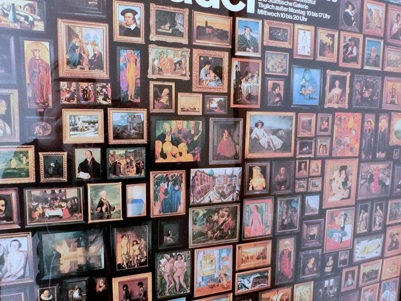 1963年★ドイツ　シュテーデル美術館　ポスター ギュンターランボー作