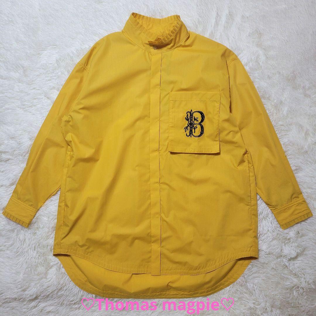 ♡2025winter♡トーマスマグパイ♡ハイネックBIGシャツ イエロー
