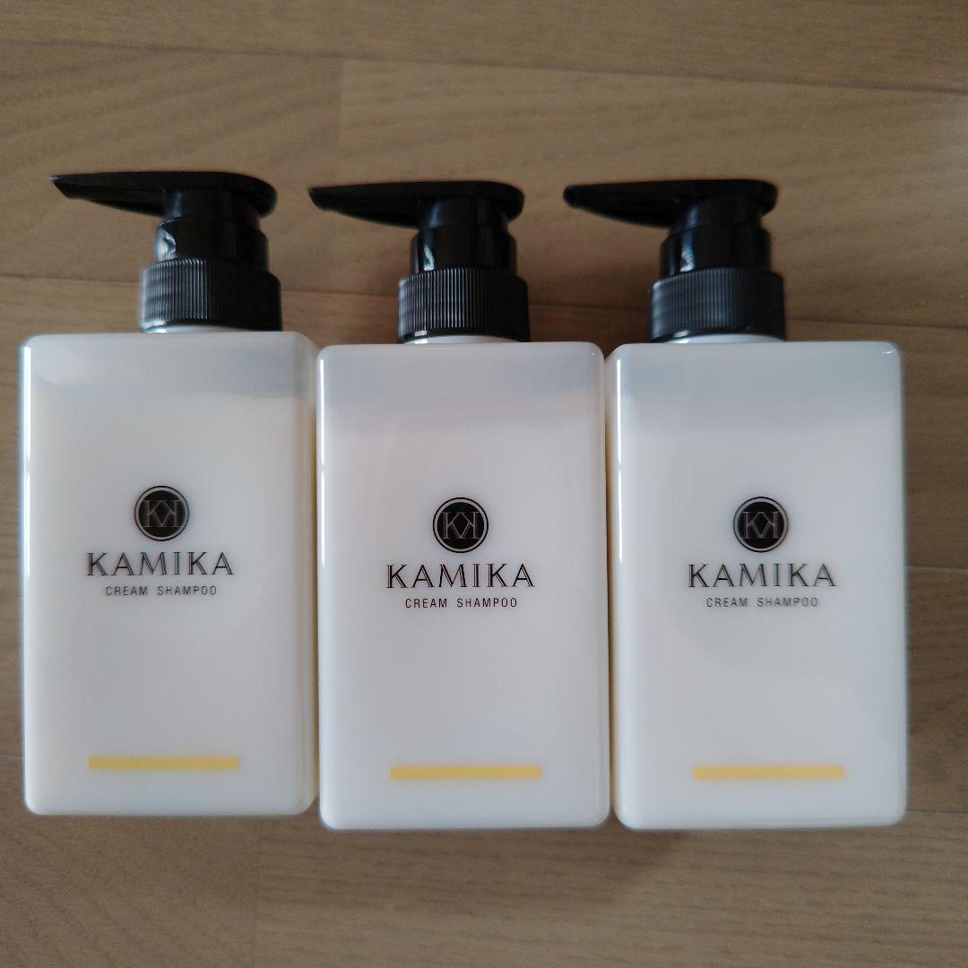 KAMIKA　オールインワンクリームシャンプー ベルガモットジャスミンの香り