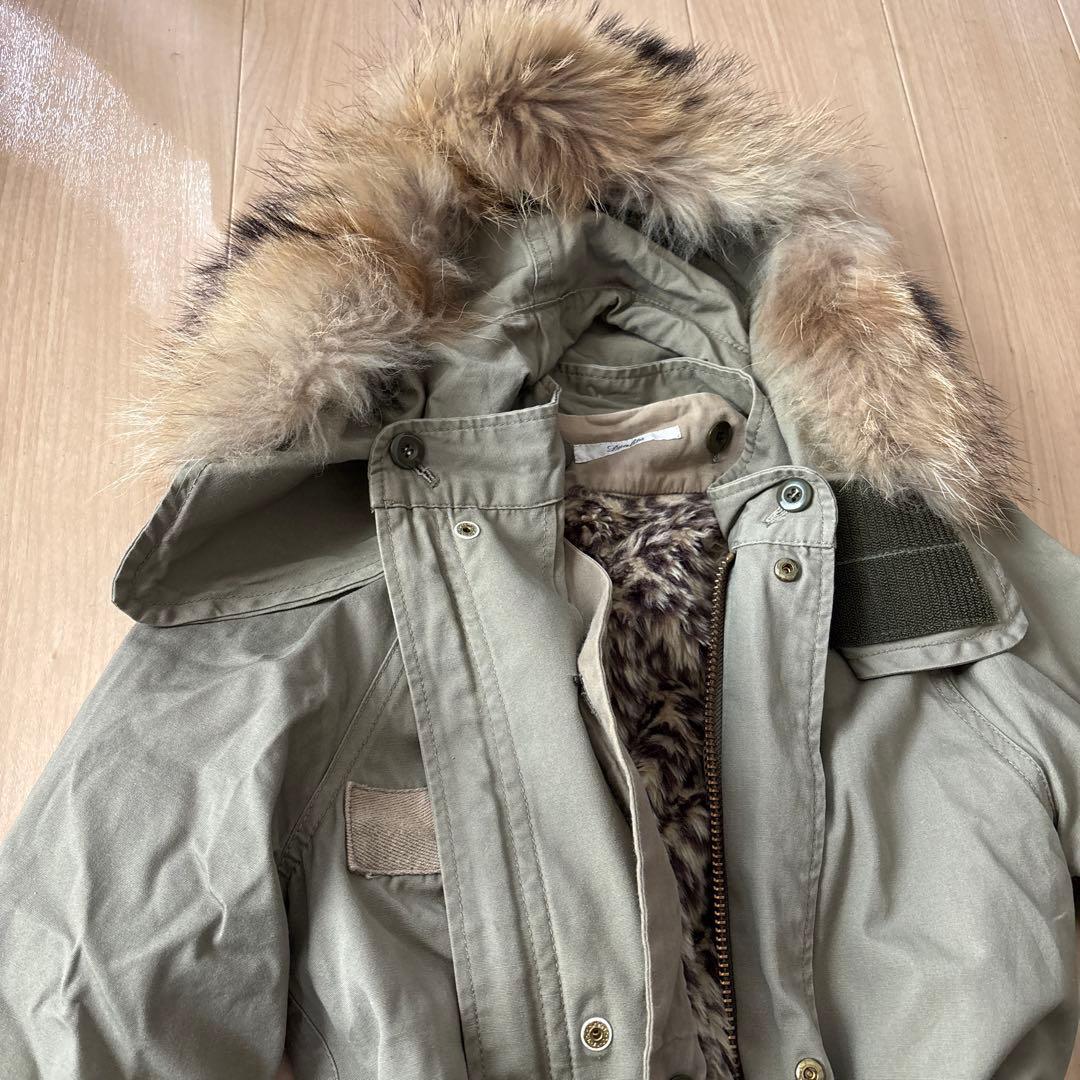 フェアリーグランジ ファー付きモッズコート 平成ギャル y2k モッズコート