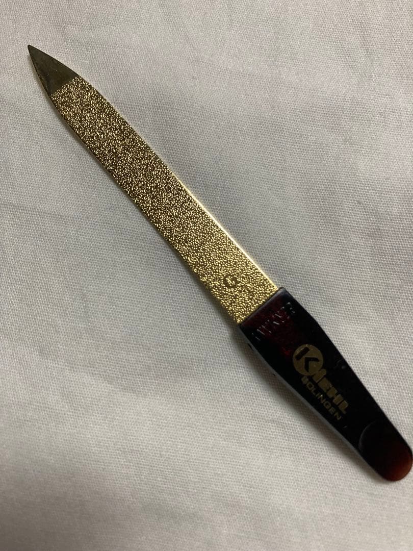 ロエベ LOEWE レザーケース ケアセット ハサミ 毛抜き 爪ファイル 未使用