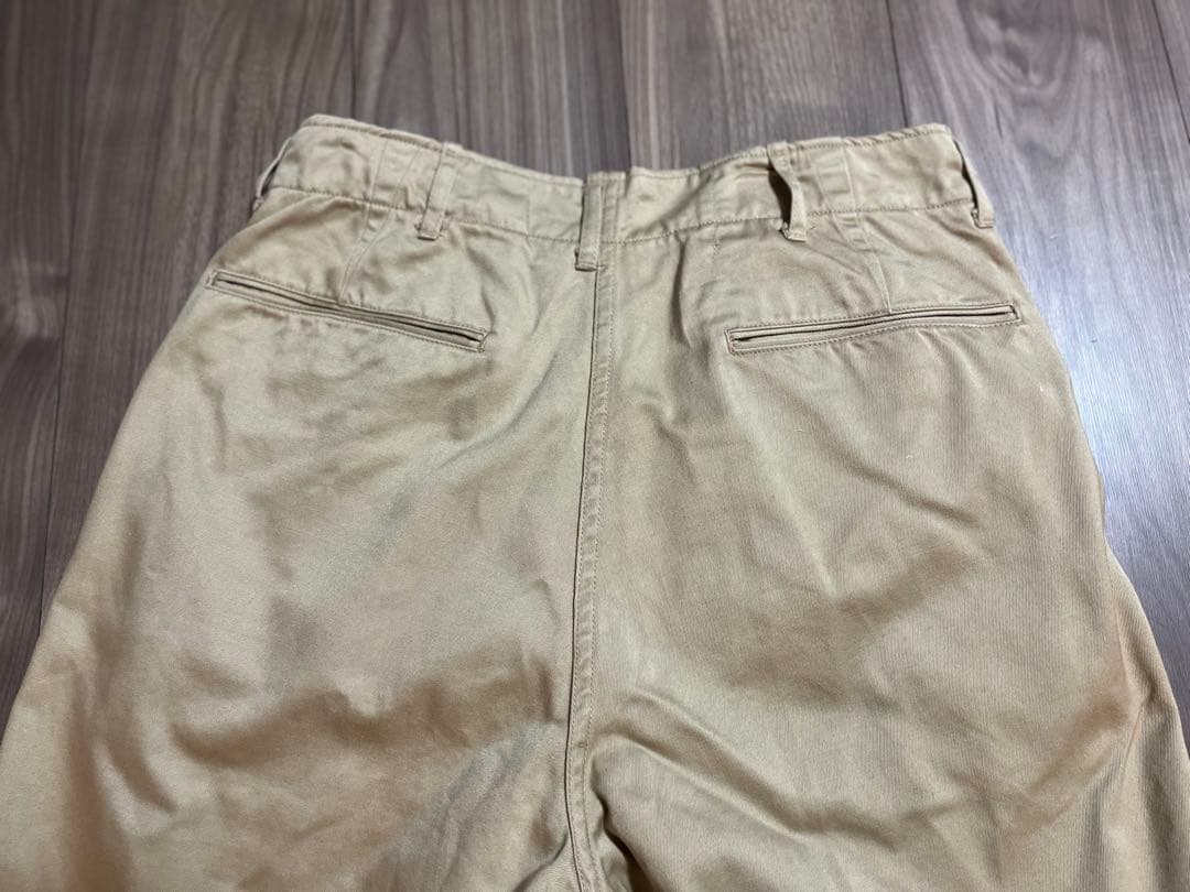 希少⭐︎リアルマッコイ　ベージュ チノパン 29インチ