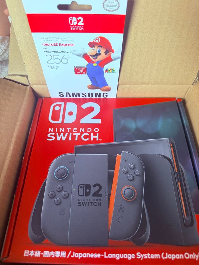 Nintendo Switch Q2 本体 256GB microSDカード付き