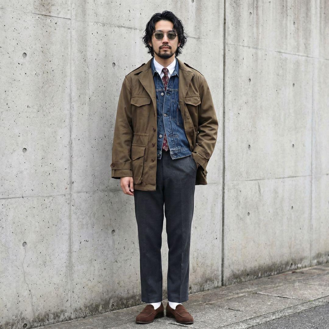 未使用★60s★フランス軍★M47 後期ミリタリージャケット★26★HBT★XL